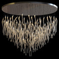 Ivory Tube Fringe Chandelier
