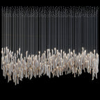 Crystal Spire Bar Chandelier