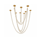 Strand Necklace Chandelier lighting by Bling Lighting Studio