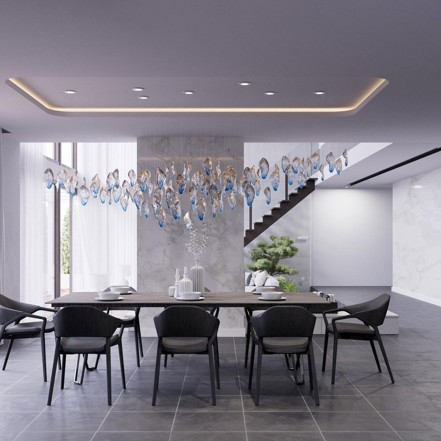 Rivella Cascade Fringe Chandelier