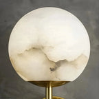 Orla Alabaster Wall Sconce material and finish detail