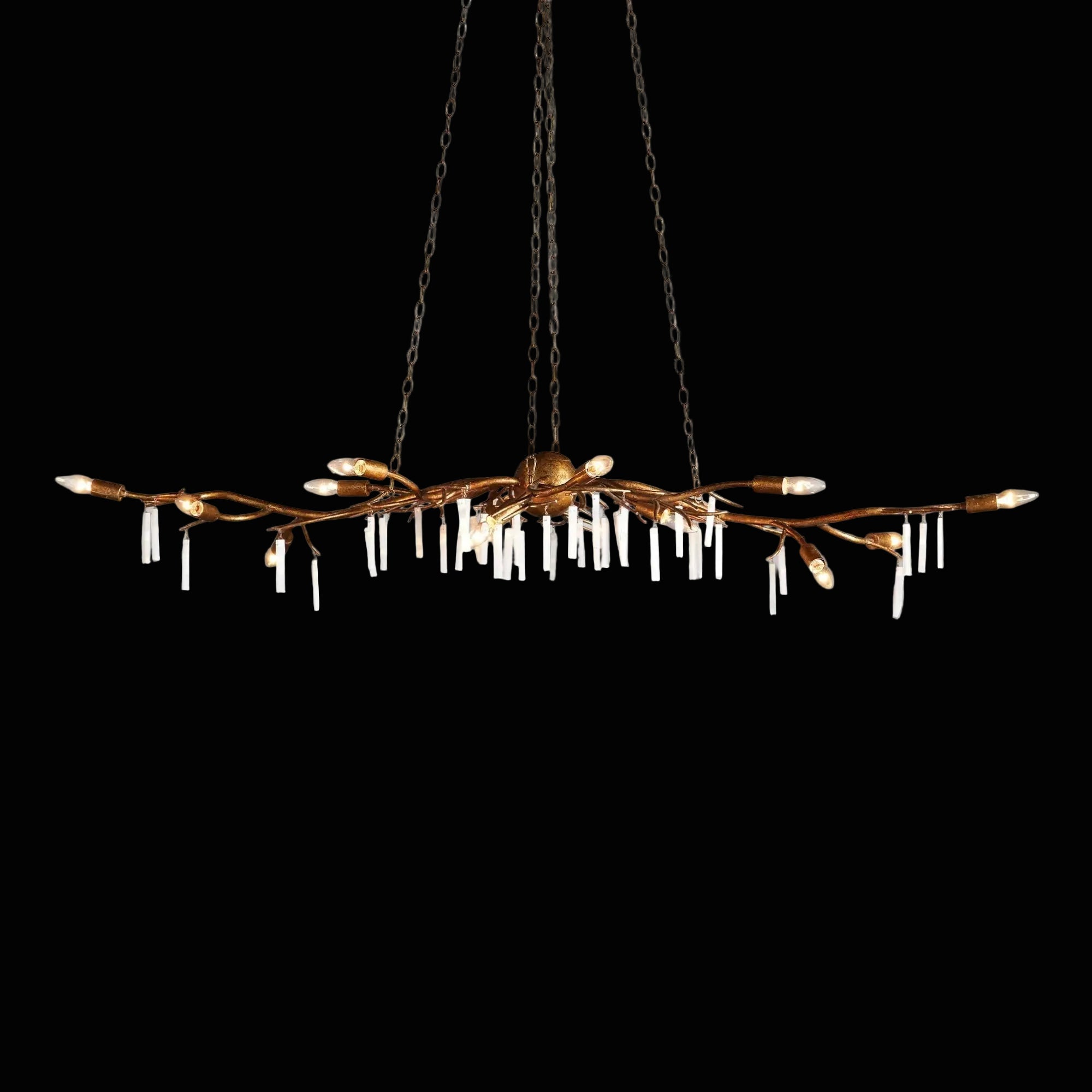 Jada Selenite Branch Chandelier 15 Light