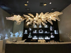 Creative Bionic Resin Leaves Chandelier for Living Room/Dining Room/Staircase by Bling Lighting Studio