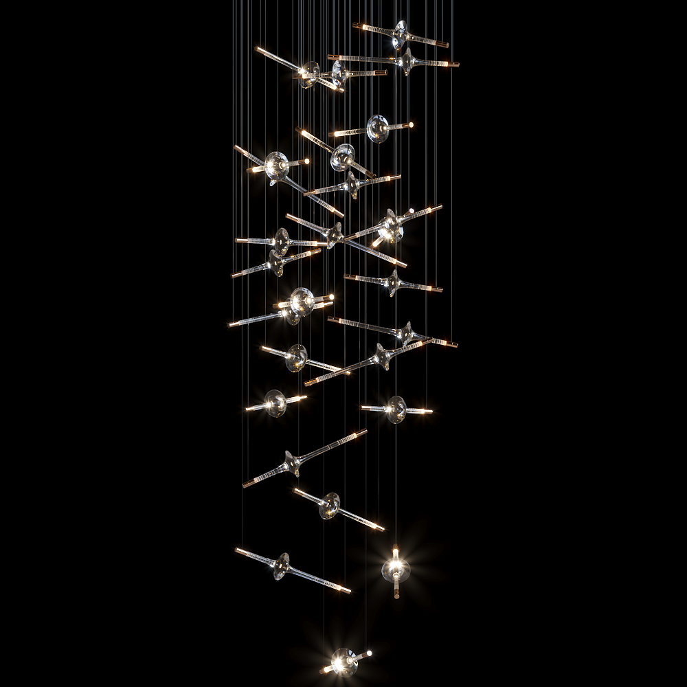 Crystal Orbit Scatter Pendant