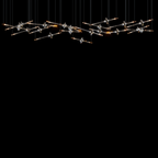Crystal Orbit Scatter Pendant