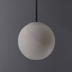Sanaz Alabaster Pendant 9.5" Bronze by Bling Lighting Studio