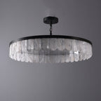 Rolantis Rock Crystal Pendant 32.7" by Bling Lighting Studio