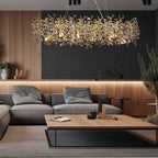 Albero Crystal Dining Chandelier by Bling Lighting Studio