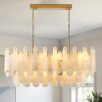 Modern Chandelier 39 in. 20-Light Gold Chandelier for Dinning Room, Living Room, Foyer, Bedroom