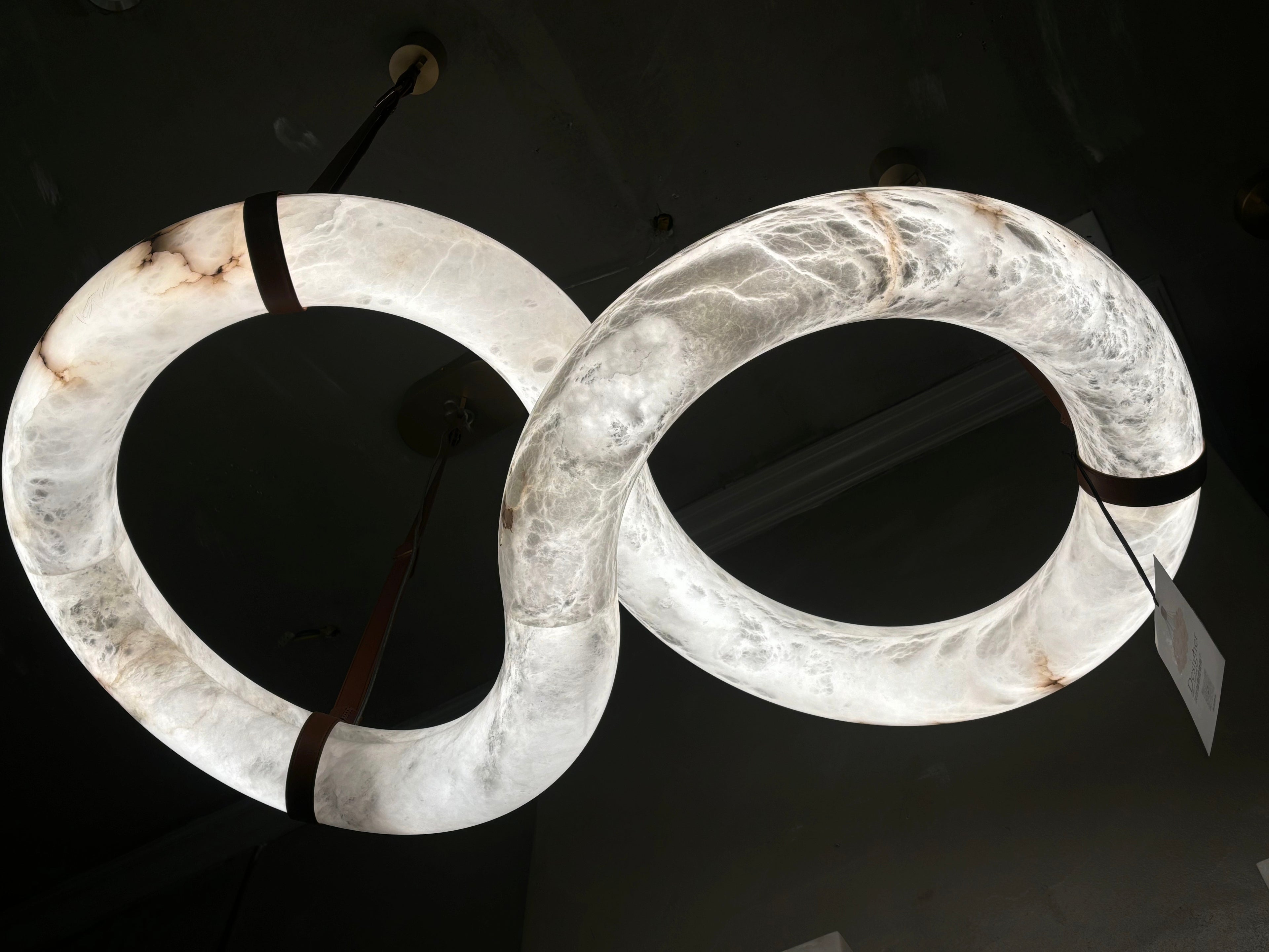 Infinity Alabaster Linear Pendant Light additional product view