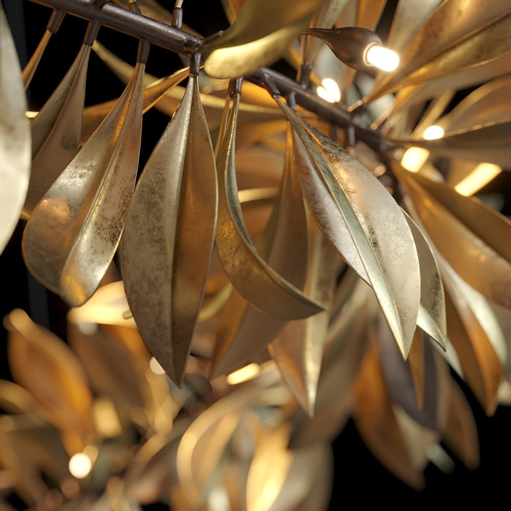 Gold Olive Vine Chandelier