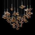 Amber Prism Constellation Chandelier