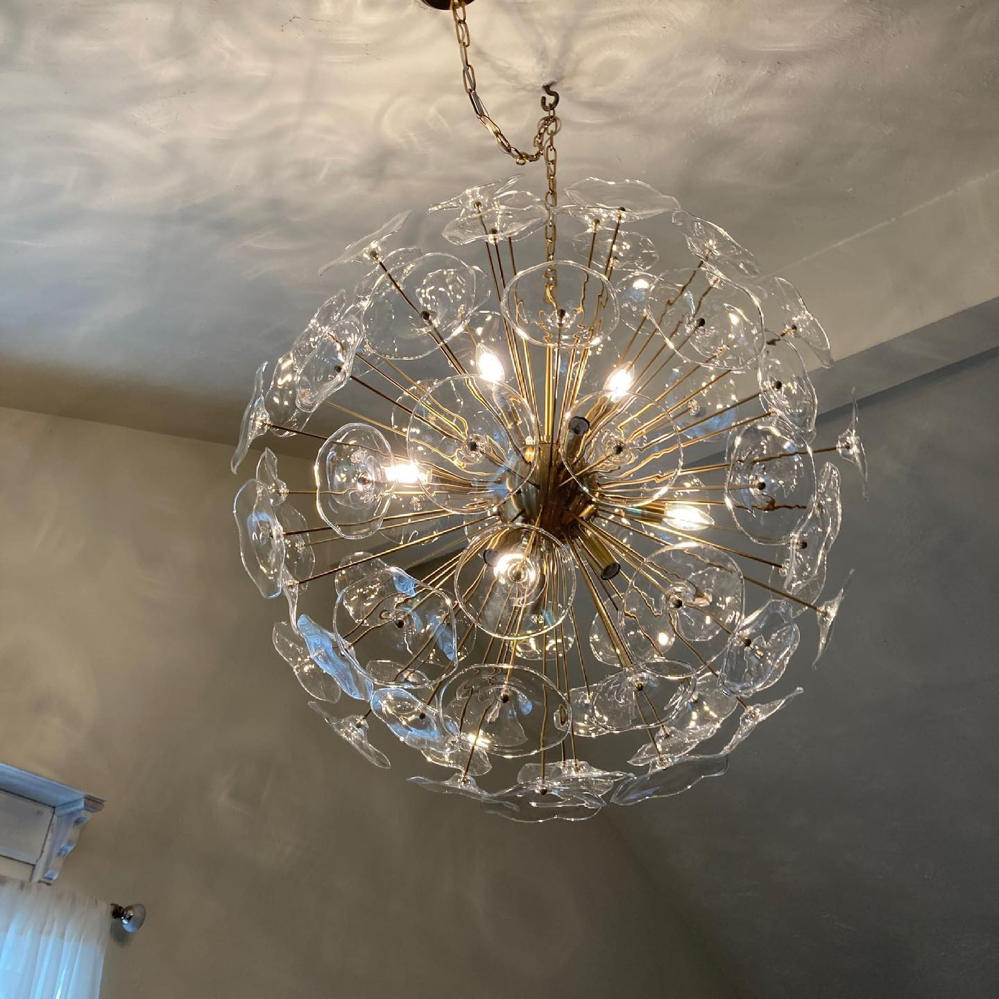 Lily Round Chandelier by Bling Lighting Studio