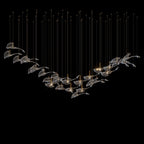 Glass Swallow Flight Chandelier