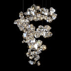Crystal Gem Cluster Chandelier
