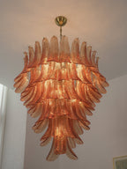 Luxury Amber Leaf Cascade Chandelier product image