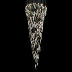 White Calla Bloom Chandelier