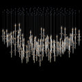 Crystal Spire Rain Chandelier