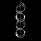Crystal Crescent Cascade Chandelier