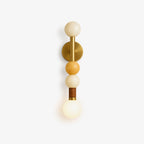 Stacked Sphere Marble Wall Sconce