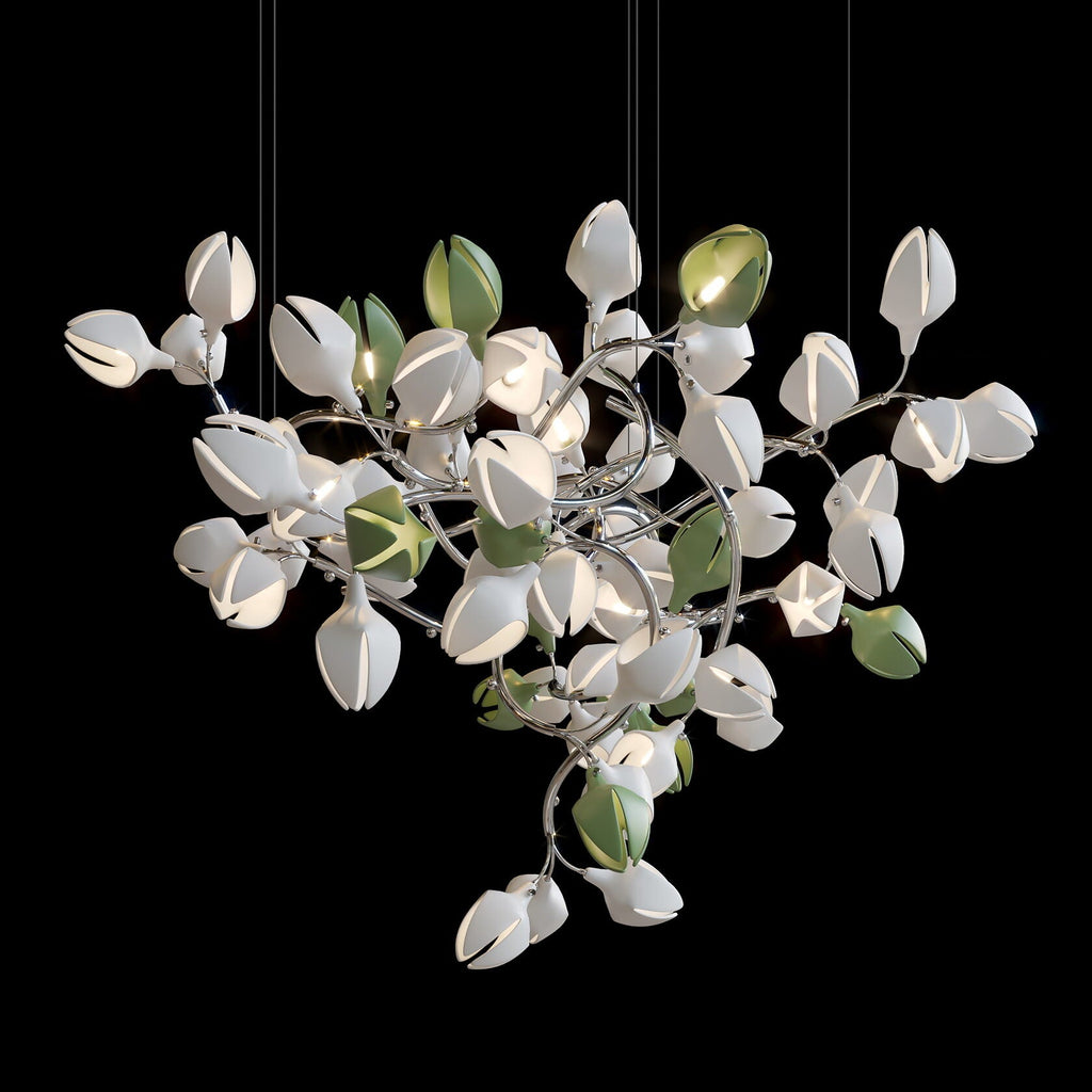 Aqua Pod Vine Chandelier