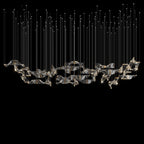 Crystal Twist Panel Chandelier