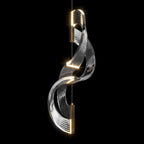 Crystal Crescent Cascade Chandelier