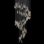 Crystal Petal Drop Chandelier