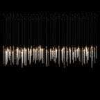 Linear Tube Rain Chandelier