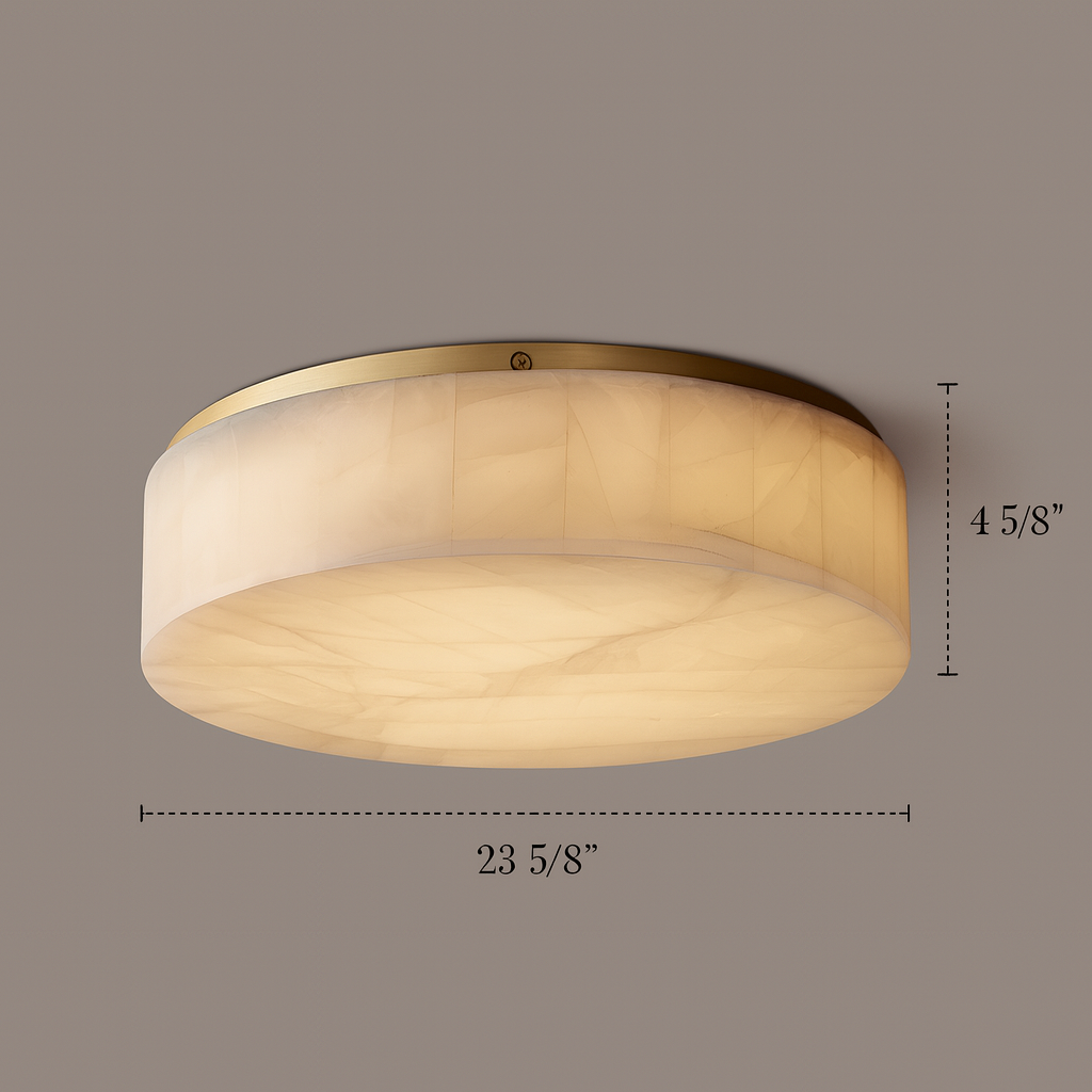 Milton Alabaster Flush Mount chandelier product image
