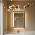 Selenite Crystal Blossom Branching Tree Chandelier by Bling Lighting Studio