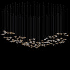 Crystal Arrow Rain Chandelier