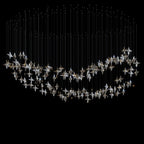 Crystal Star Constellation Chandelier