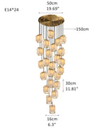 Elegant Cluster Alabaster Dome Suspension Light Lacquered Burnished Brass for hallway