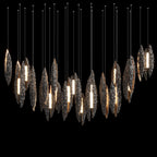 Silver Ice Shard Chandelier