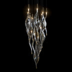 Crystal Flame Drop Chandelier