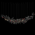 White Leaf Branch Chandelier