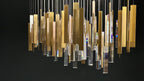 Crystal Ribbon Waterfall Chandelier