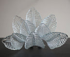Murano Wall Lamp | 10 Clear Felci Glass | Set of 2