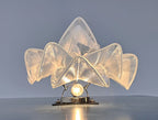 Murano Wall Lamp | 12 Clear White Rondini Glass | Set of 2