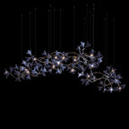 Violet Bell Vine Chandelier