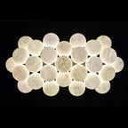 27-Alabaster Ball Chandelier, Luxury Model Lighting by Bling Lighting Studio