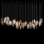 Crystal Leaf Veil Chandelier