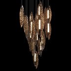 Silver Ice Shard Chandelier