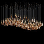 Crystal Petal Drop Chandelier