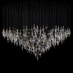 Crystal Diamond Rain Chandelier