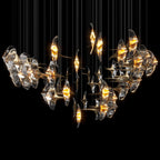 Clear Manta Cluster Chandelier