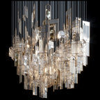 Mirror Window Panel Chandelier
