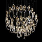 Clear Tendril Pond Chandelier
