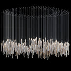 Crystal Spire Bar Chandelier